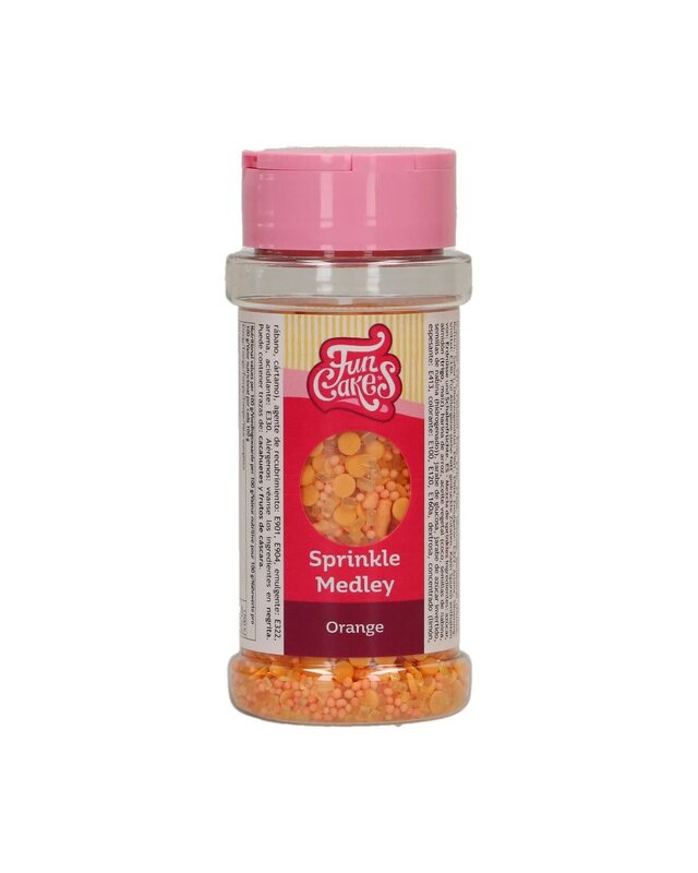 Funcakes FunCakes Sprinkle Medley Oranje 70g