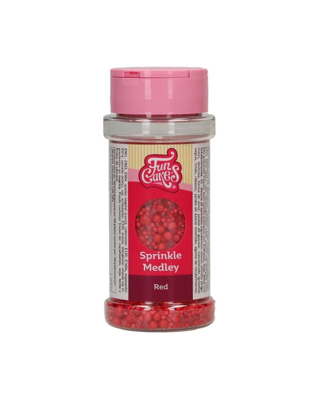 Funcakes FunCakes Sprinkle Medley Rood 70g