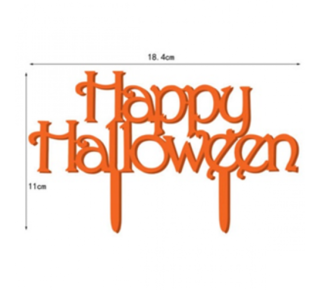 Happy Halloween topper acryl