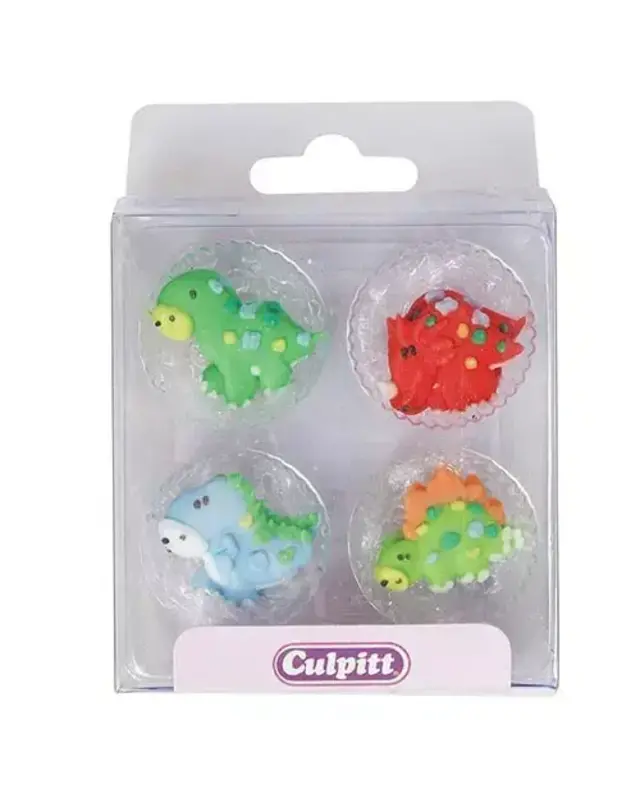 Culpitt Suikerdecoratie Dinosaurus 12st. by Culpitt