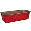 Ecopack Bakvorm  wegwerp 20x7,3x6,2cm Rood (per stuk)