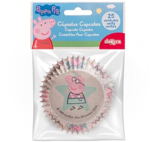 dekora Dekora Peppa Pig Baking Cups pk/25