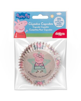 dekora Dekora Peppa Pig Baking Cups pk/25