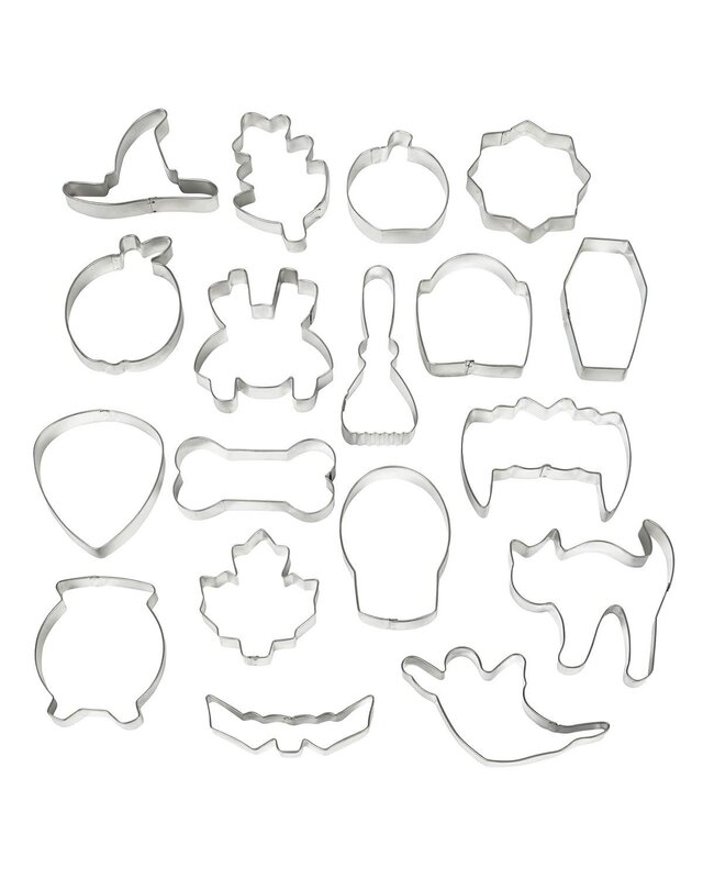 wilton Wilton Metalen Koekjes Uitsteker Halloween Set/18
