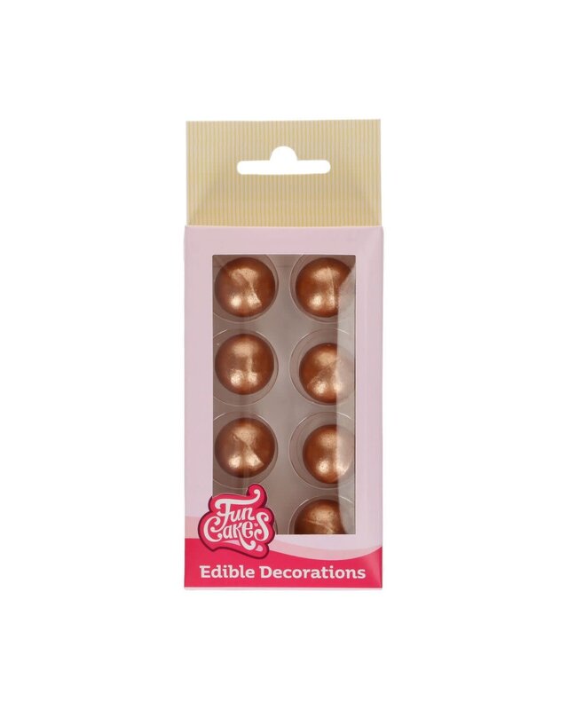 Funcakes FunCakes Chocolate Balls Bronze Set/8