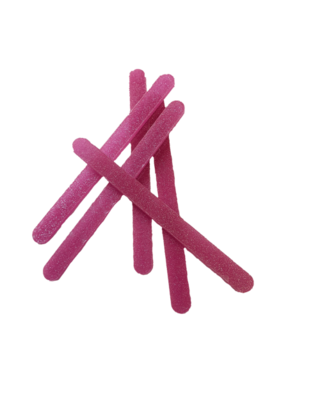 Acryl ijsstokjes glitter roze 10st