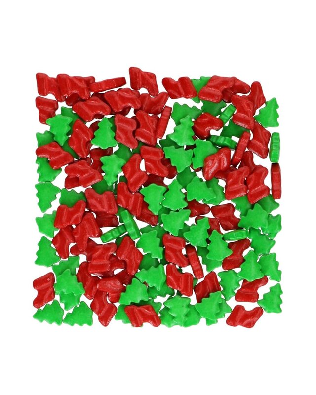 wilton Wilton Holiday Trees & Socks 3D Sprinkle Mix 56 g