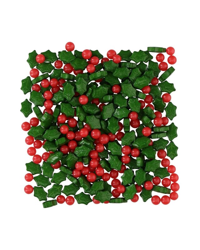wilton Wilton Holly Leaf 3D Sprinkle Mix 56 g