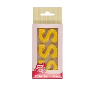 Funcakes FunCakes Choco Decoraties Letter S pk/12