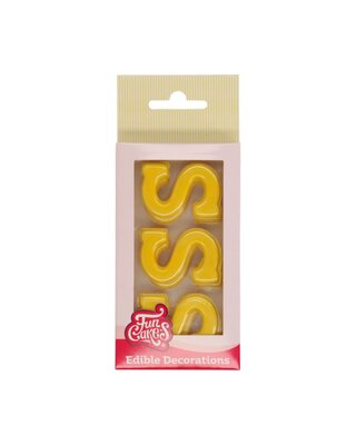 Funcakes FunCakes Choco Decoraties Letter S pk/12