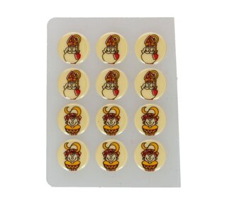 Funcakes FunCakes Chocolade Decoraties Sint 3,8 cm pk/12