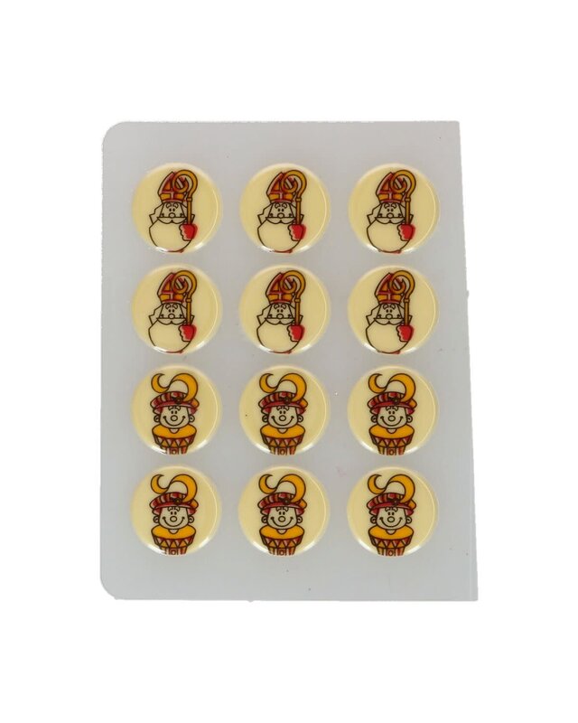 Funcakes FunCakes Chocolade Decoraties Sint 3,8 cm pk/12