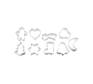 Set van 9 Kerst Koekjes Uitstekers op een Hanger Zenker
