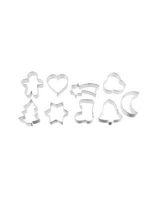 Set van 9 Kerst Koekjes Uitstekers op een Hanger Zenker