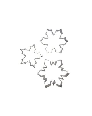zenker Set van 3 Kerst Sneeuwvlok Koekjes Uitstekers Zenker Koekjes Uitstekers