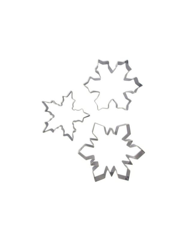 zenker Set van 3 Kerst Sneeuwvlok Koekjes Uitstekers Zenker Koekjes Uitstekers