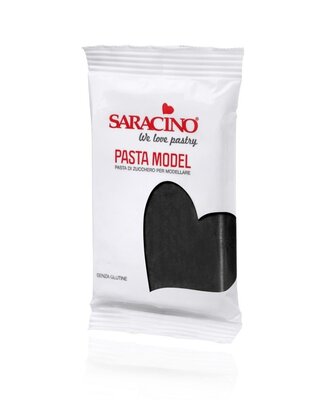 saracino saracino modeling paste black zwart 1kg