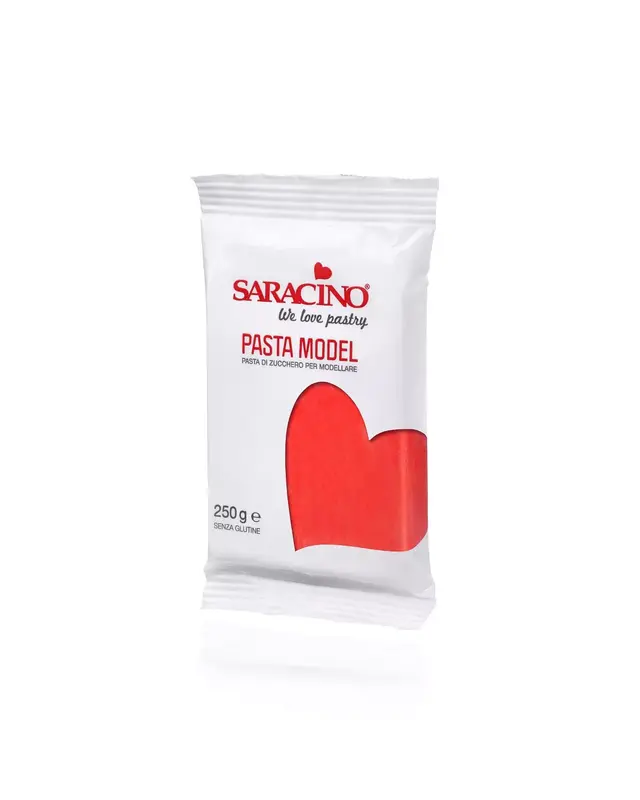saracino Saracino modeling paste rood 250gr
