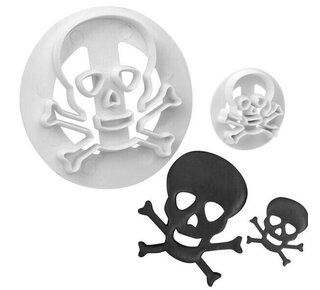 FMM Skull and Crossbones cutter set (2) by FMM