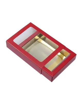 Chocoladeletterdoos  CLD Klein rood