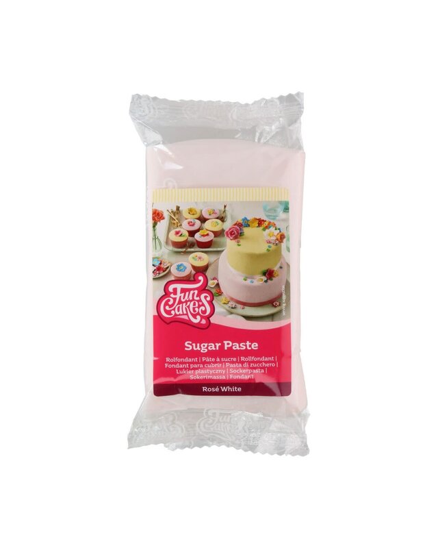 Funcakes FunCakes Fondant Rosé White 250 g