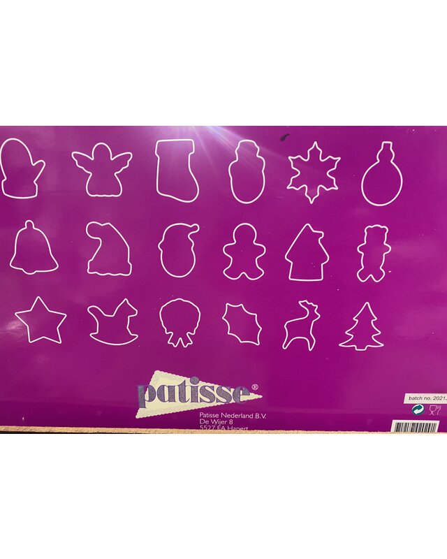 Patisse Patisse Koekjes Uitsteker Kerst Set/18