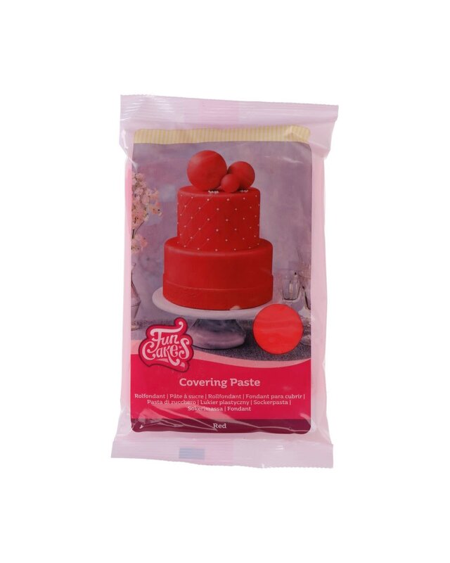 Funcakes FunCakes Covering Paste 500g Rood