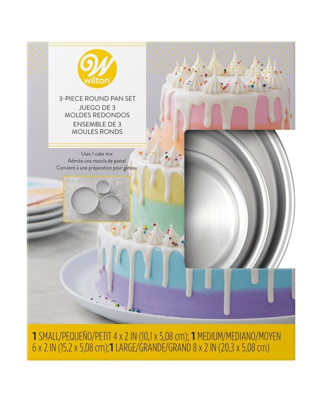 wilton Wilton Tiered Trio Round Pan Set/3