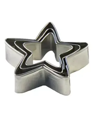 Uitstekerset Ster (5 punten) Ø3,5-6,5cm Set/3