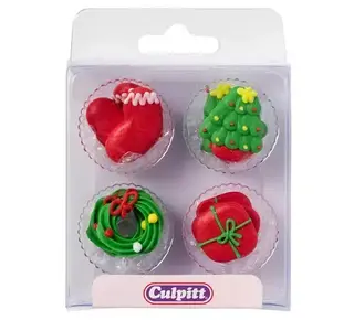 Culpitt Culpitt Suikerdecoratie Kerst 12st.