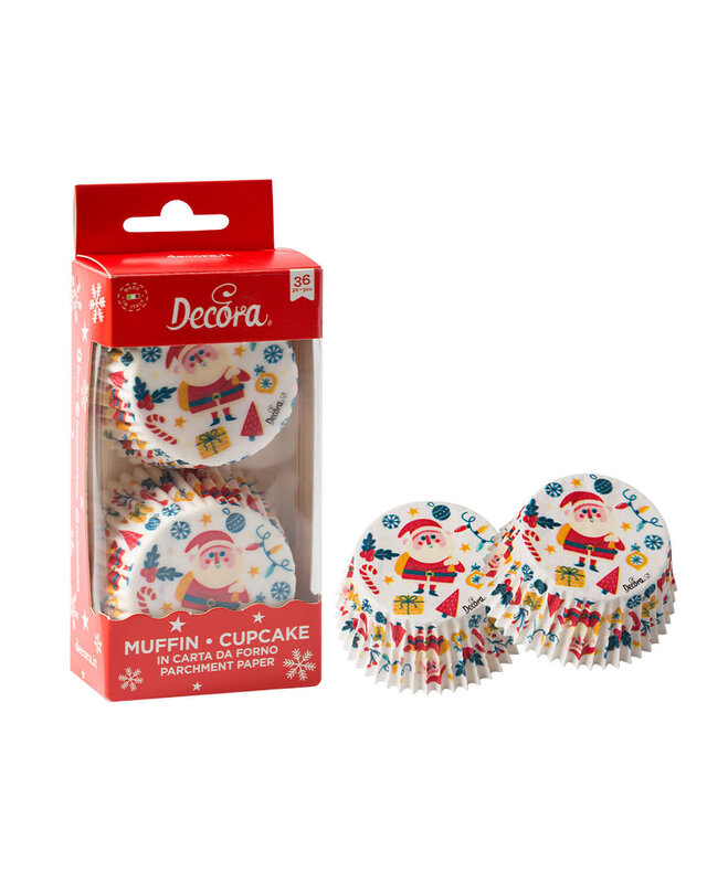 decora Merry christmas Baking cups 36st