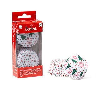decora Kerstboom baking cups 36st