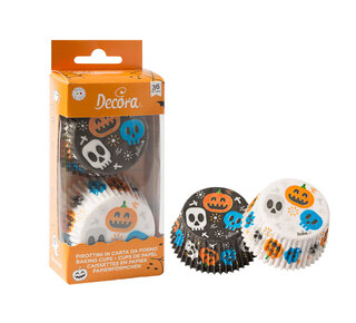 decora Skull Baking cups 36st