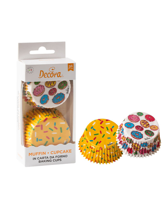 decora Donut baking cups 36st