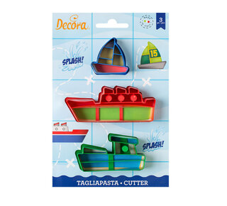 decora schepen uitstekers set 3