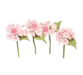 Culpitt Culpitt Gumpaste Roze Mini Rozen 4st