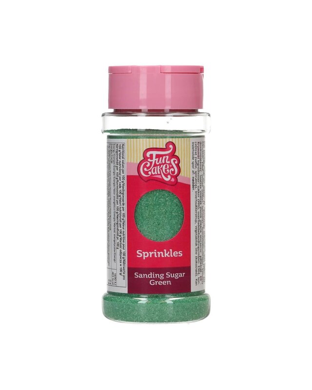 Funcakes FunCakes Sanding Sugar 80g - Groen