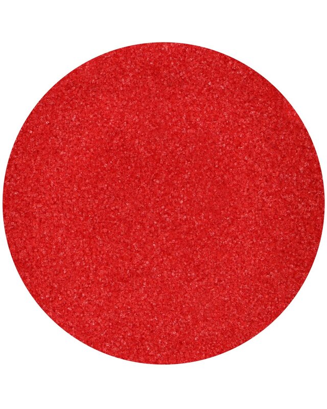 Funcakes FunCakes Sanding Sugar 80g - Rood