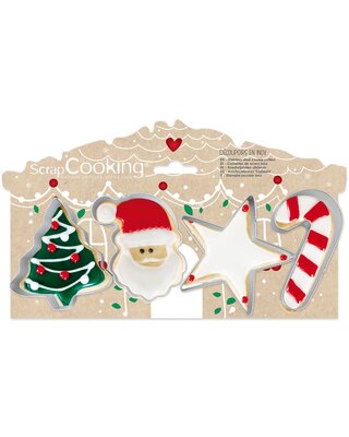 scrapcooking ScrapCooking kerstkoekjesvormpjes pk/4