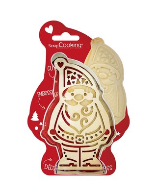 scrapcooking ScrapCooking Kerstman uitstekers & Embossers Set