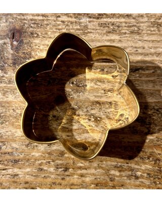 koekjesvorm bloem messing KV