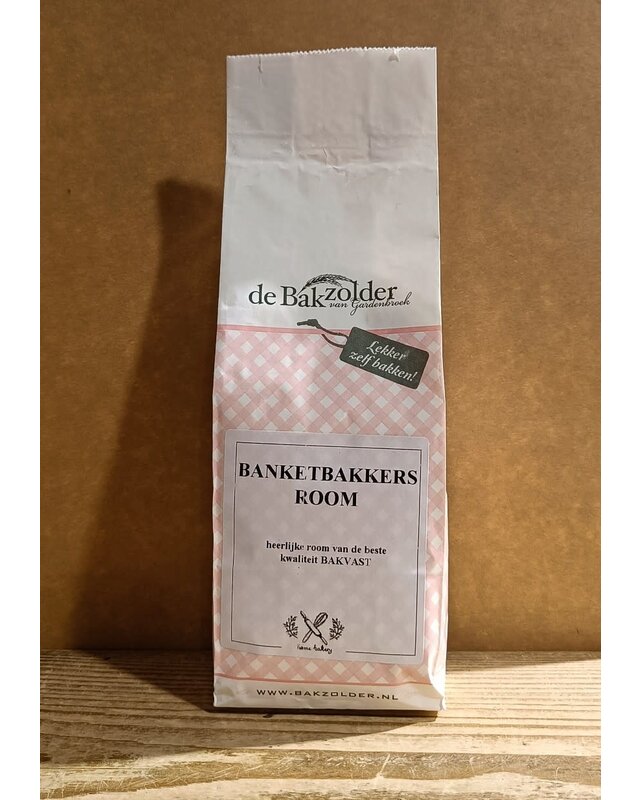 Bakzolder Banketbakkersroom 500 gram  bakvast ( de Bakzolder )