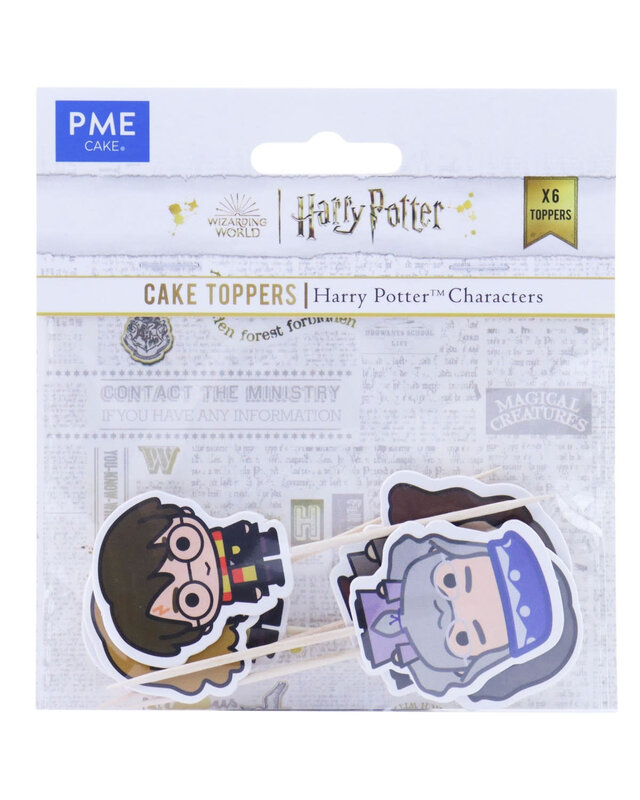 PME PME Harry Potter Karakters Taartprikkers 6st.