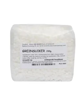 Molen de Hoop Greinsuiker 200gr