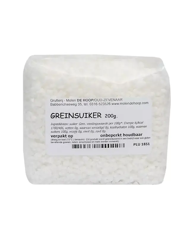 Molen de Hoop Greinsuiker 200gr