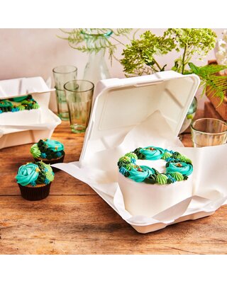 Funcakes FunCakes Bento Cake Box White 15x15 cm