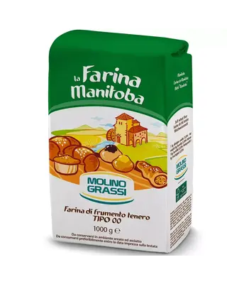 Molino Grassi Italiaanse Bloem Farina Tipo 00 Manitoba 1kg