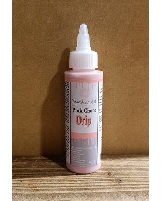 Taartdecoratief Drip it Pink / Roze 120gr