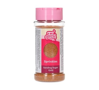 Funcakes FunCakes Sanding Sugar 80g - Goud