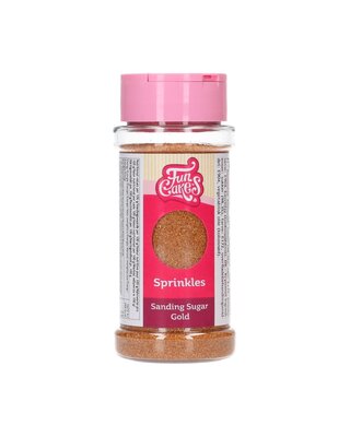 Funcakes FunCakes Sanding Sugar 80g - Goud